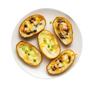 Potato Skins With Cheese (4) 